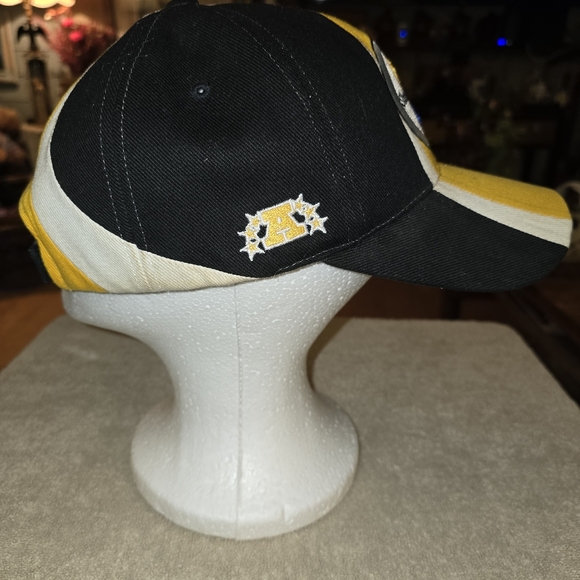 Pittsburgh Steelers NFL Reebok Black Gold White Embroidered Football Hat Cap - Picture 4 of 8